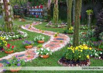 Canlı bahçeler için dekoratif fikirler