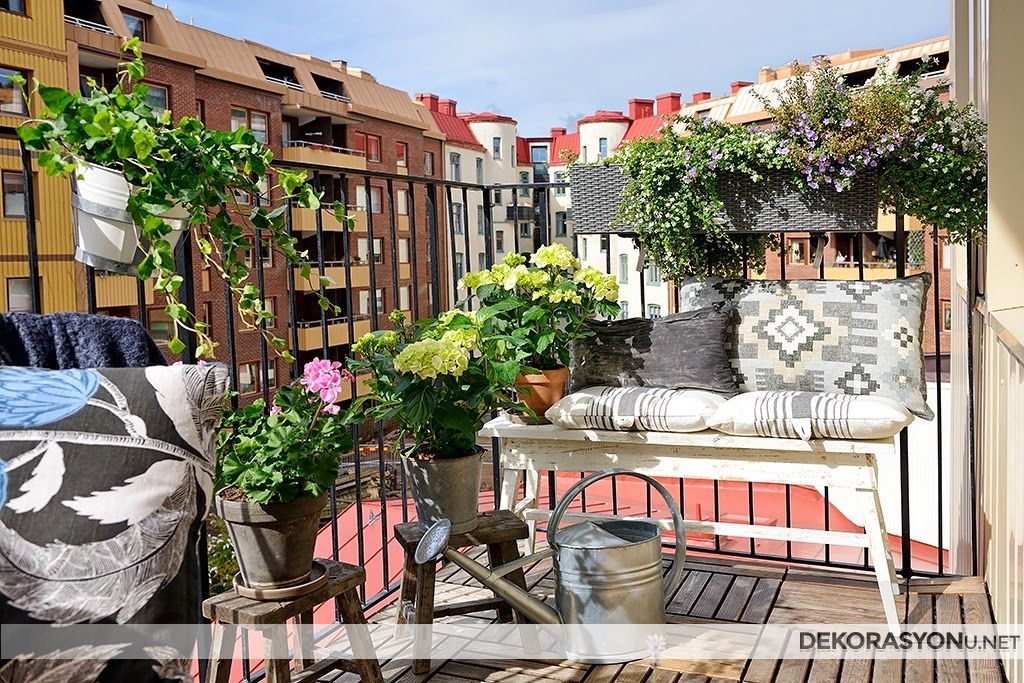 Balkon dekorasyonunda en güzel öneri