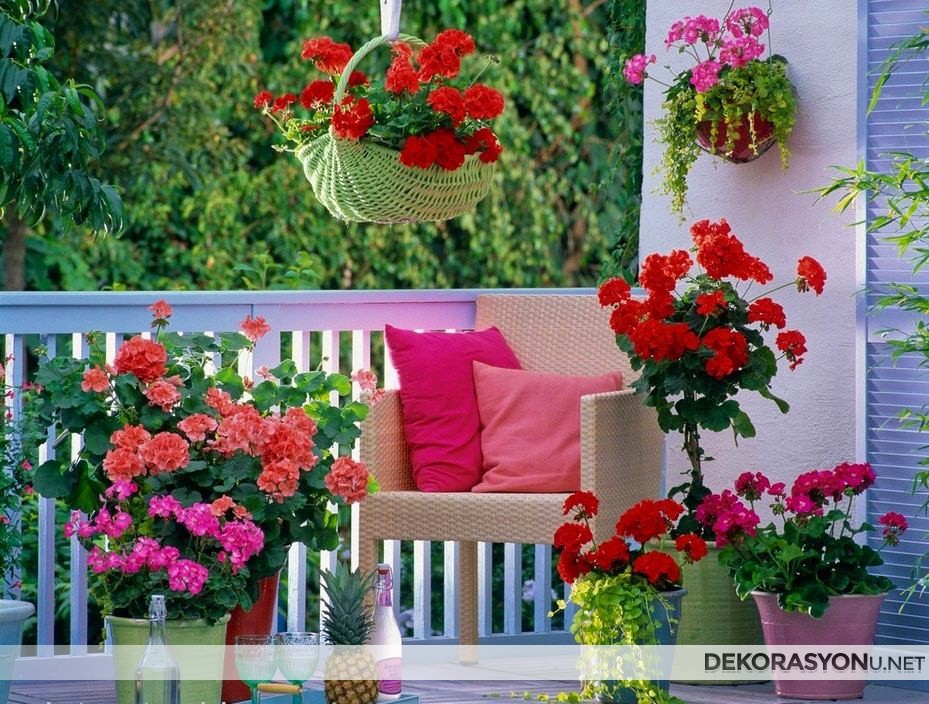 Güzel ve dekoratif balkon tasarımları