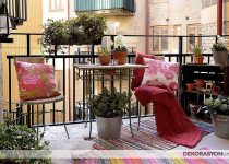 Otantik ve güzel balkon dekorasyonu önerisi