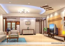 Dekoratif tasarımlı alçıpan tavan modeli