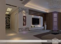 2017 yılına özel tasarım harikası alçı tv üniteleri