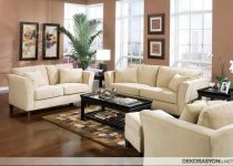 Küçük dekoratif salon dekorasyonları