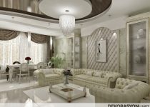 Modern salon duvar dekorasyonu modelleri