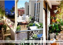 Farklı balkon dekorasyon örnekleri