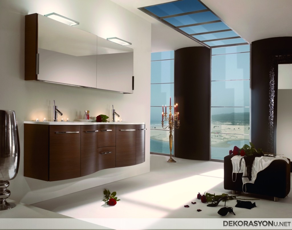 Göz alıcı en güzel banyo dolapları