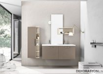 Banyo dolaplarında grinin en güzel hali