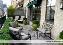 Güzel balkon peyzaj tasarımları