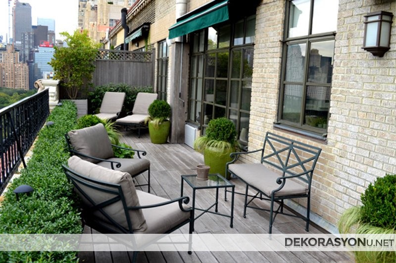 Güzel balkon peyzaj tasarımları