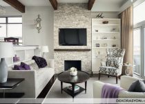 Harika küçük salon dekorasyonu
