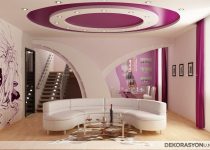 Modern salon duvar dekorasyonu tasarımı