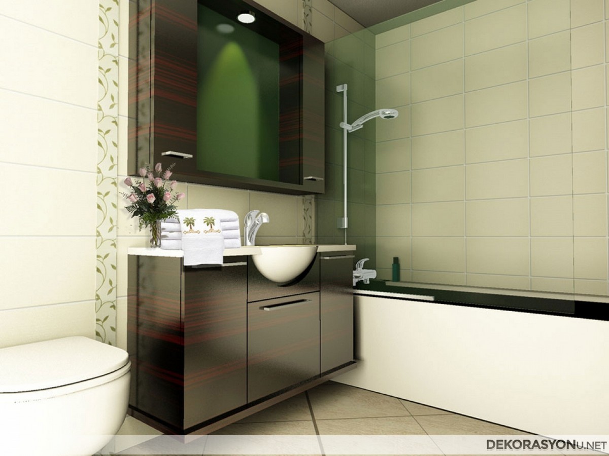 klasik tarzı yansıtan banyo dolapları
