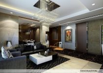 Sarkıtılmış ip görünümü veren kristalize cam yapılı avize modeli