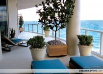Manzaralı balkon düzenleme örnekleri