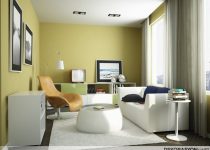 Modern tasarımlı küçük ve şirin salonlar