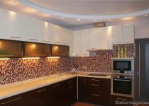 Mutfak için Şık Alçı Tavan Modeli