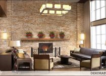 Salon için modern duvar dekorasyonu tasarımları