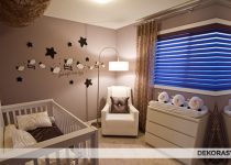 Huzur verici bebek odası dekoru