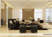Klasik salon asma tavan modeli
