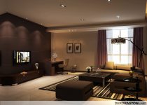 Salon dekorasyonunda canlı renkler