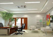 Ofis İçin Şık Alçı Tavan