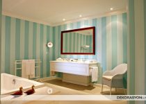 Suya dayanıklı banyo duvar kağıdı