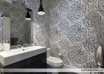 Yeni trend modern banyo duvar kağıtları