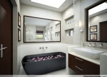 2020 dar banyo modeli olukça zarif ve şık görünüyor