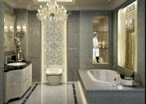 2020 zengin tasarım banyo modeli: Prestij sahibi evlerde oldukça şık duracak olan banyo modeli gösterişli hali ile dikkatleri çekiyor.