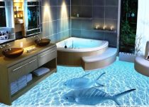 Dekoratif 3D modern banyolar