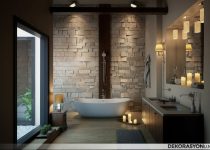 Armatürlü modern banyo küveti modeli