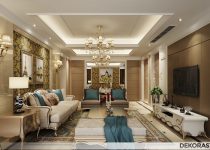Avangart Salonlar için Asma Tavan Dekorasyonu