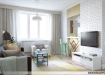 Beyaz tuğla görünümlü 3 boyutlu duvar kağıdı modeli