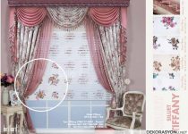Brillant tiffany isimli yatak odası perde çeşitleri
