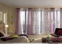 Modern çiçekli perde çeşitleri