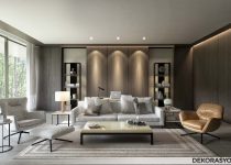Elegant salon dekorasyon fikirleri