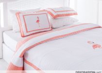 English home flamingo yatak örtüsü