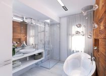 En güzel ve zarif beyaz banyo dekorasyonu