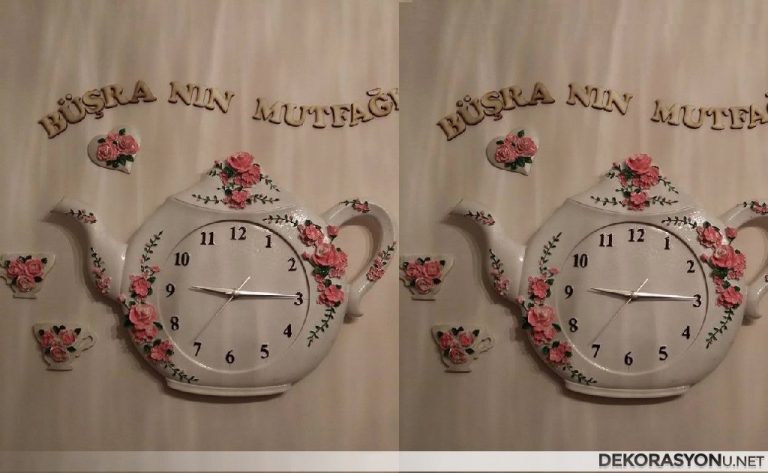 Dekoratif Mutfak Saatleri