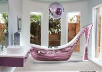 Kreatif fikirlerle dizan edilmiş ilginç banyo