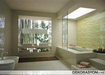 Banyoda mükemmellik arayanların kullanabileceği banyo dizaynı