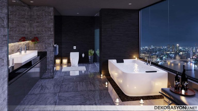 Şahane Banyo Dekorasyonları