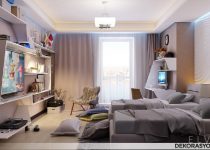 Modern görünümlü genç odası tasarımları