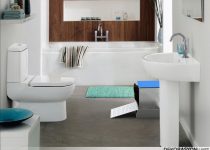 Modern küçük banyo dekorasyonu