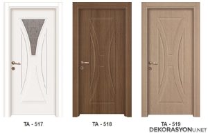 Modern kum saati işlemeli Amerikan panel kapı tasarımları