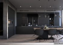 Siyahın harika uyum gösterdiği modern mutfak fikirleri
