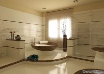 Mükemmel bej rengi banyo modelleri