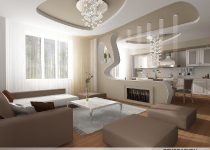 Salon dizaynında sofistike tasarımlar