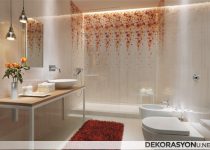 Naif ve şık banyo dekorasyonları