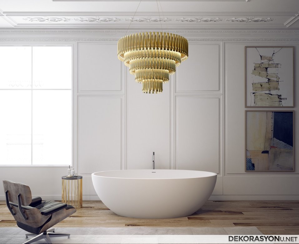 Mükemmel görünüm oluşturan banyo küvetleri ihtişamları ile dikkat çekiyor